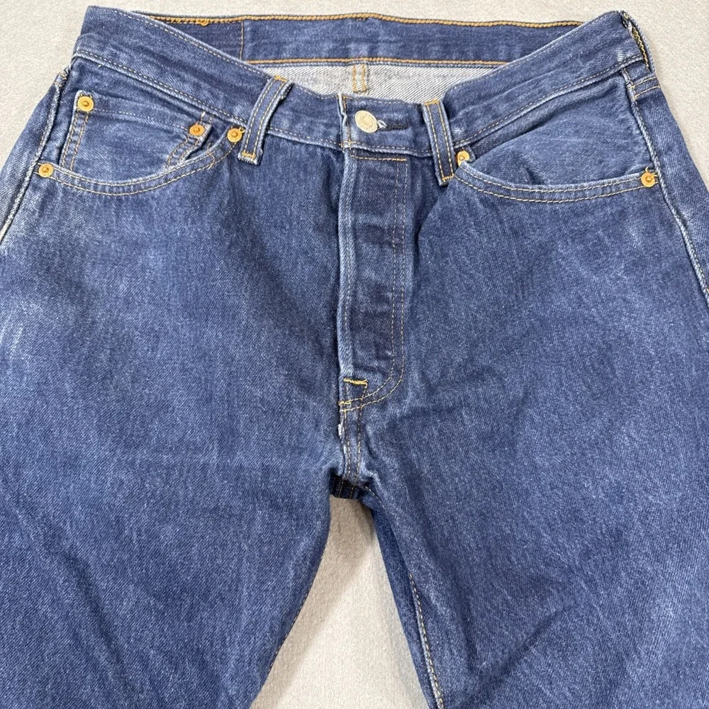 JEANS Levis 501‎ XX Men32X30  Button Fly Dark Blue Denim MENS  SEE PICS